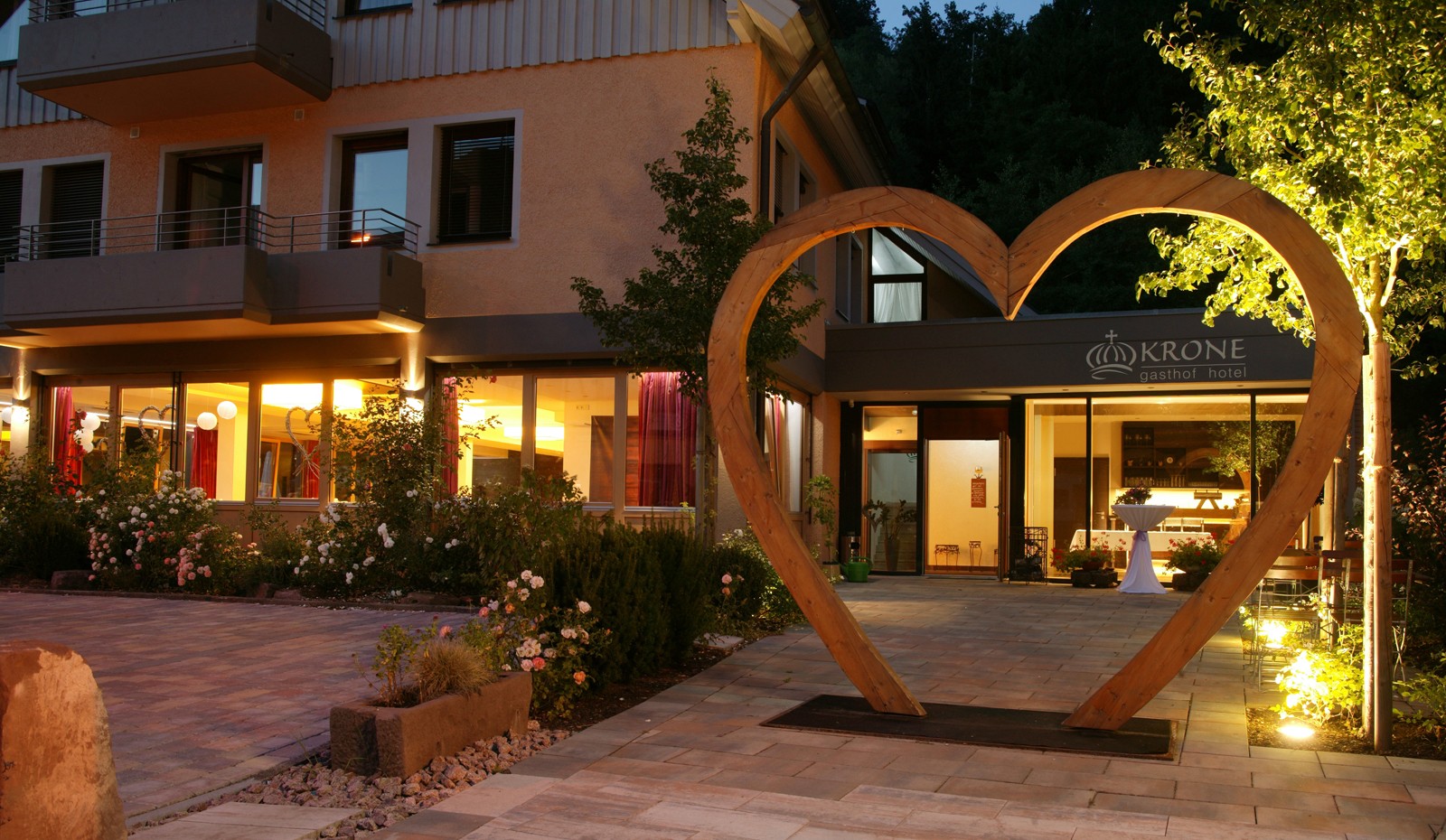 Eingang zum Festsaal - Gasthof-Hotel Krone Wildberg